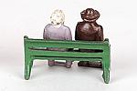 Picture of Grey Iron Train figure, old man (for bench)