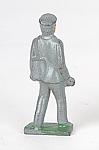 Picture of Grey Iron Train figure, main with mail pouch