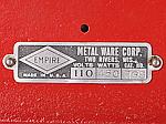 Picture of Empire (Metal Ware Corp.) B-35